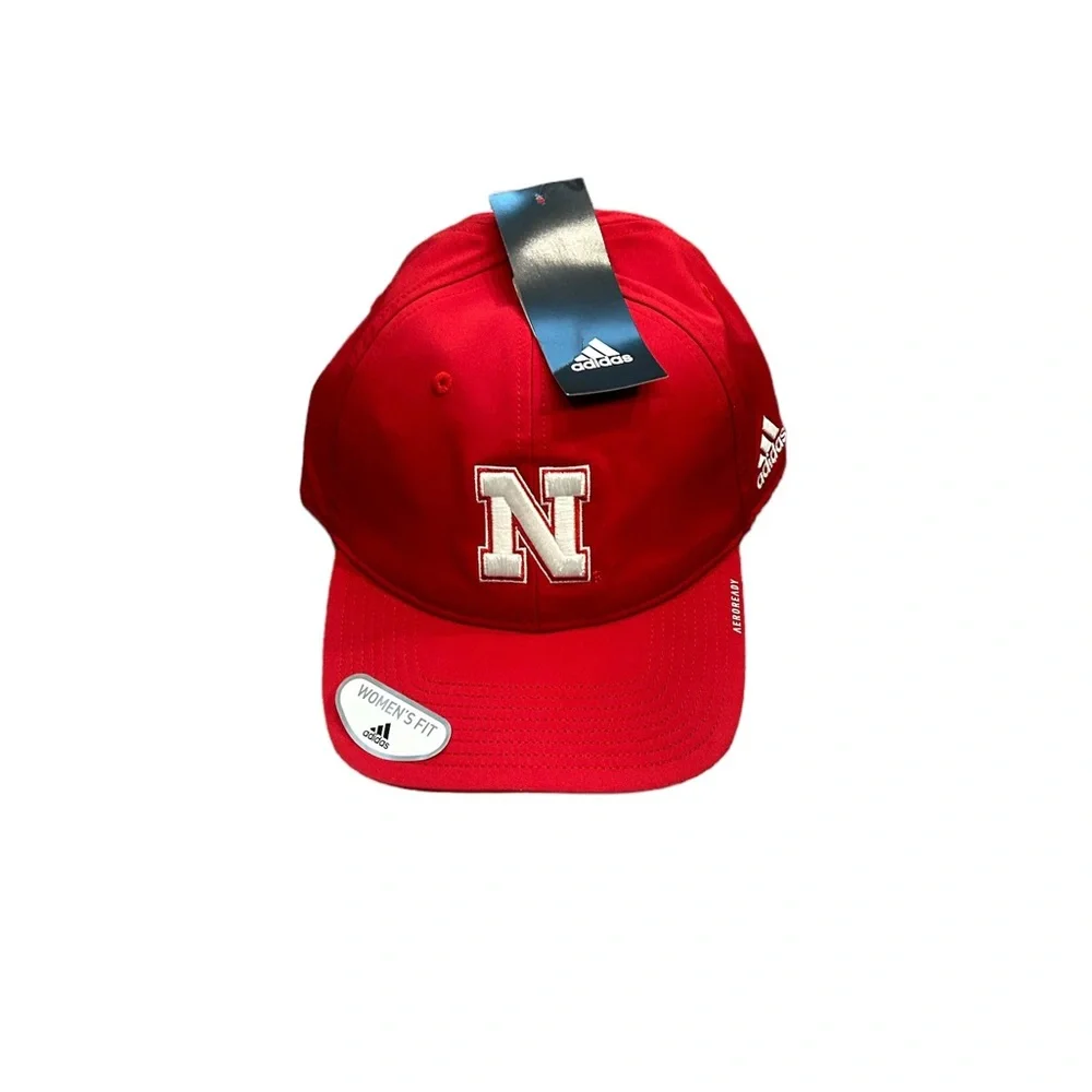 Nebraska Cornhuskers‎ Adidas Women’s Elastic Hat Cap Size Large/XL